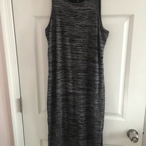 Kensie midi dress with side slits.